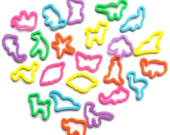 Mixed Lot 3,456 Pieces. Dandy Bandz Silicone Silly Shape Bracelets