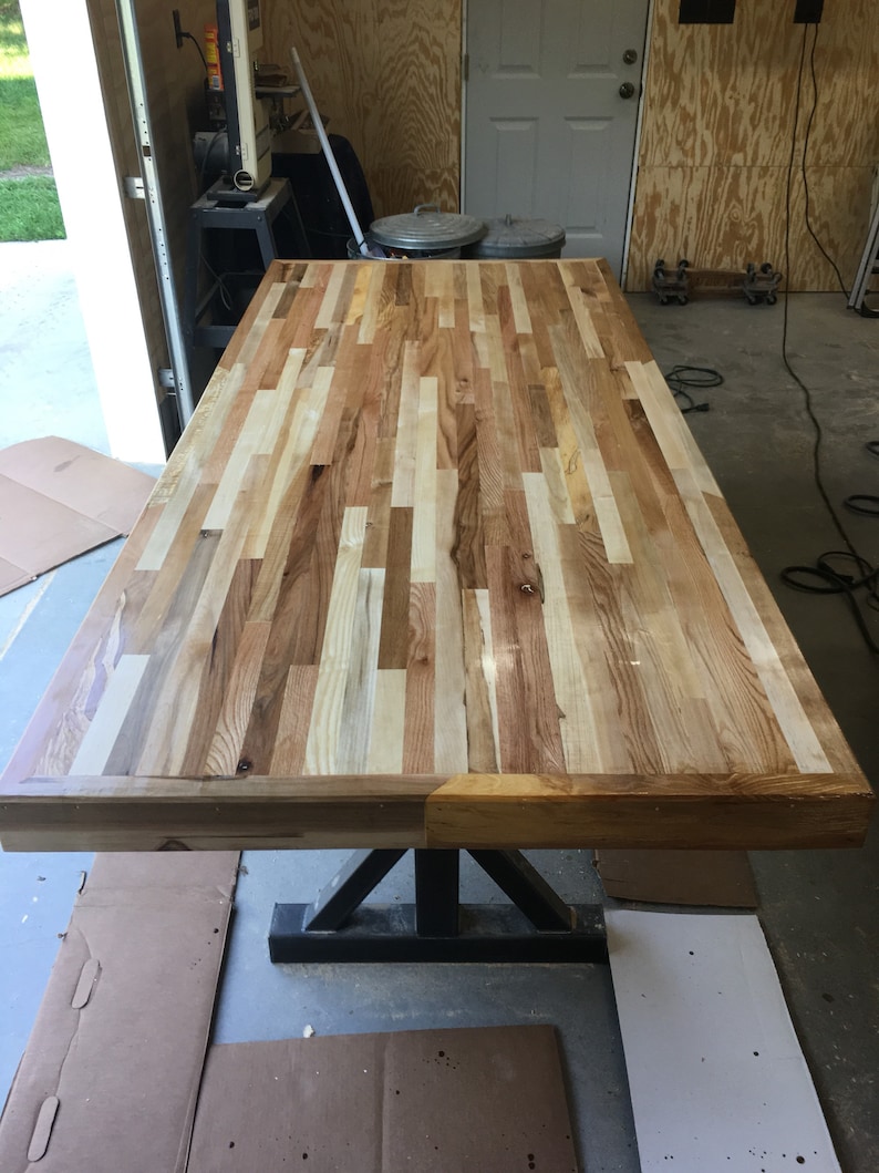 Butcher Block Dining Room Table