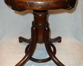 Vintage, 1940 39 s, Style Art deco, Thonet Piano Stool, Bentwood Chairs, Bentwood Bistro Chairs, Thonet Bentwood Chairs, Bentwood Bistro Chairs