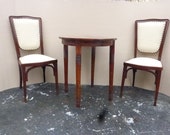 Thonet Dining chairs, Style Art deco Vienna, J J Kohn Viennese, Thonet 1909 39 s, Bentwood Chairs, Bentwood Bistro Chairs Thonet, Thonet table