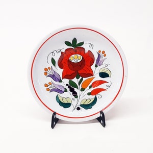 Handgemachte Keramik, Sammelteller, dekorative handbemalte Keramikplatte Wanddekor, Dekorationsteller, Keramikteller, Tellerteller