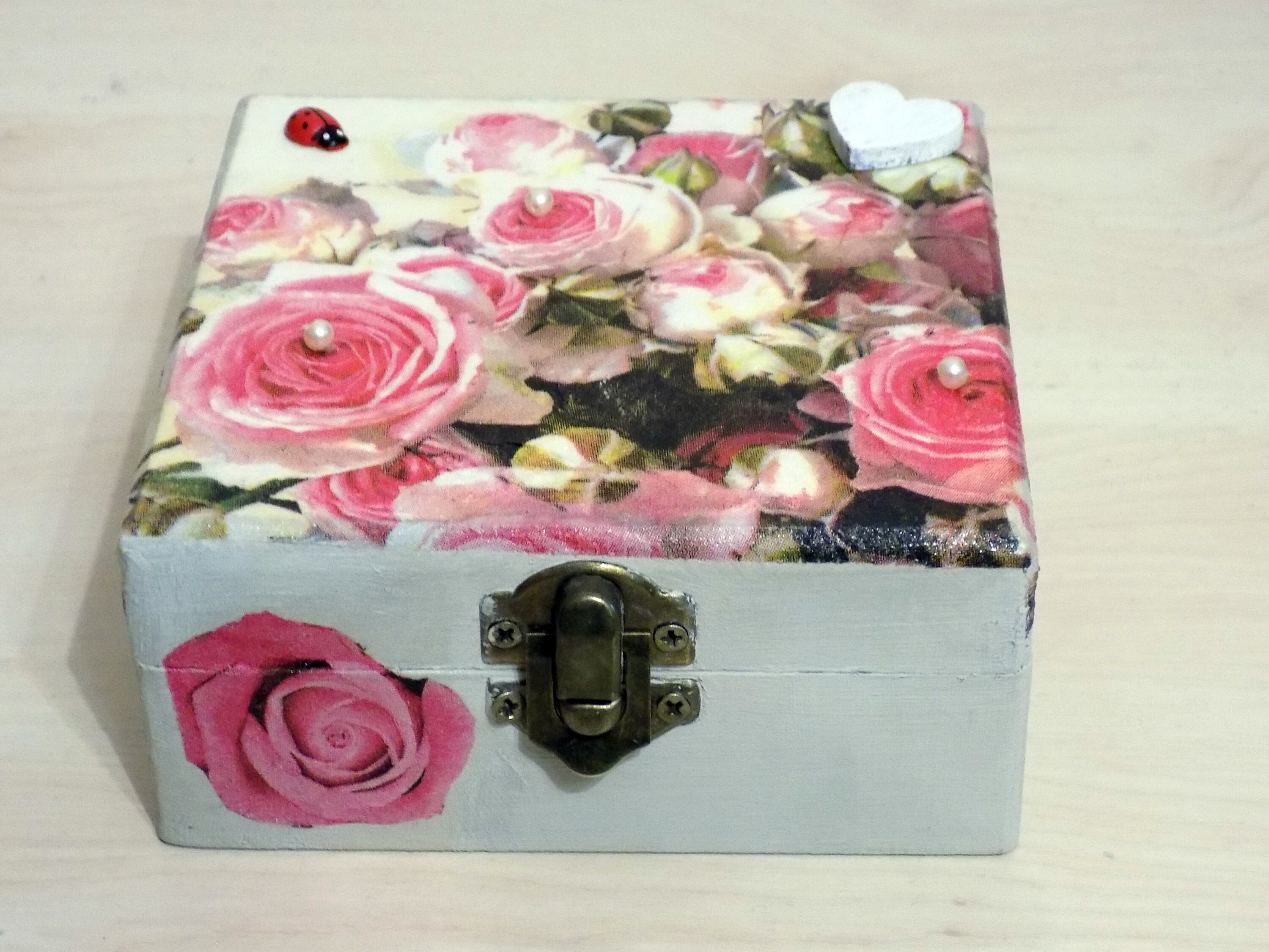 Manifestation Rather Dynamics Buy Handmade Floral Wooden Decoupage Jewelery Storage Box Home Online in  India - Etsy