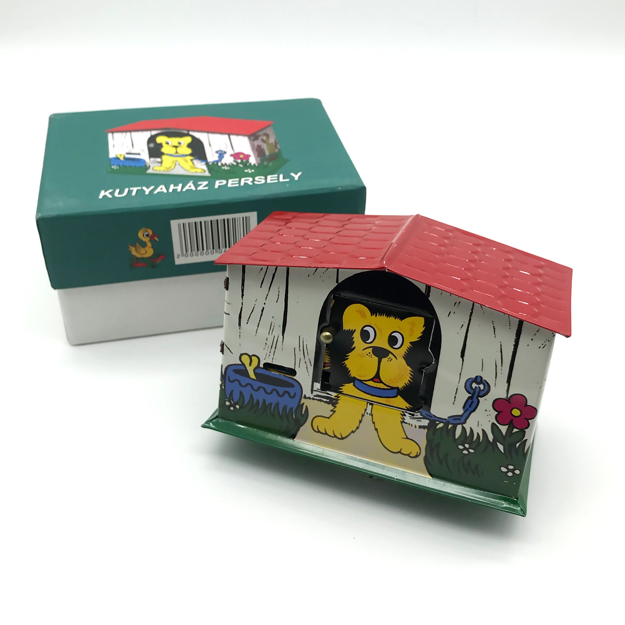 Hungary Personalised Square Tin Dog House Money Box for Kids Etsy UK