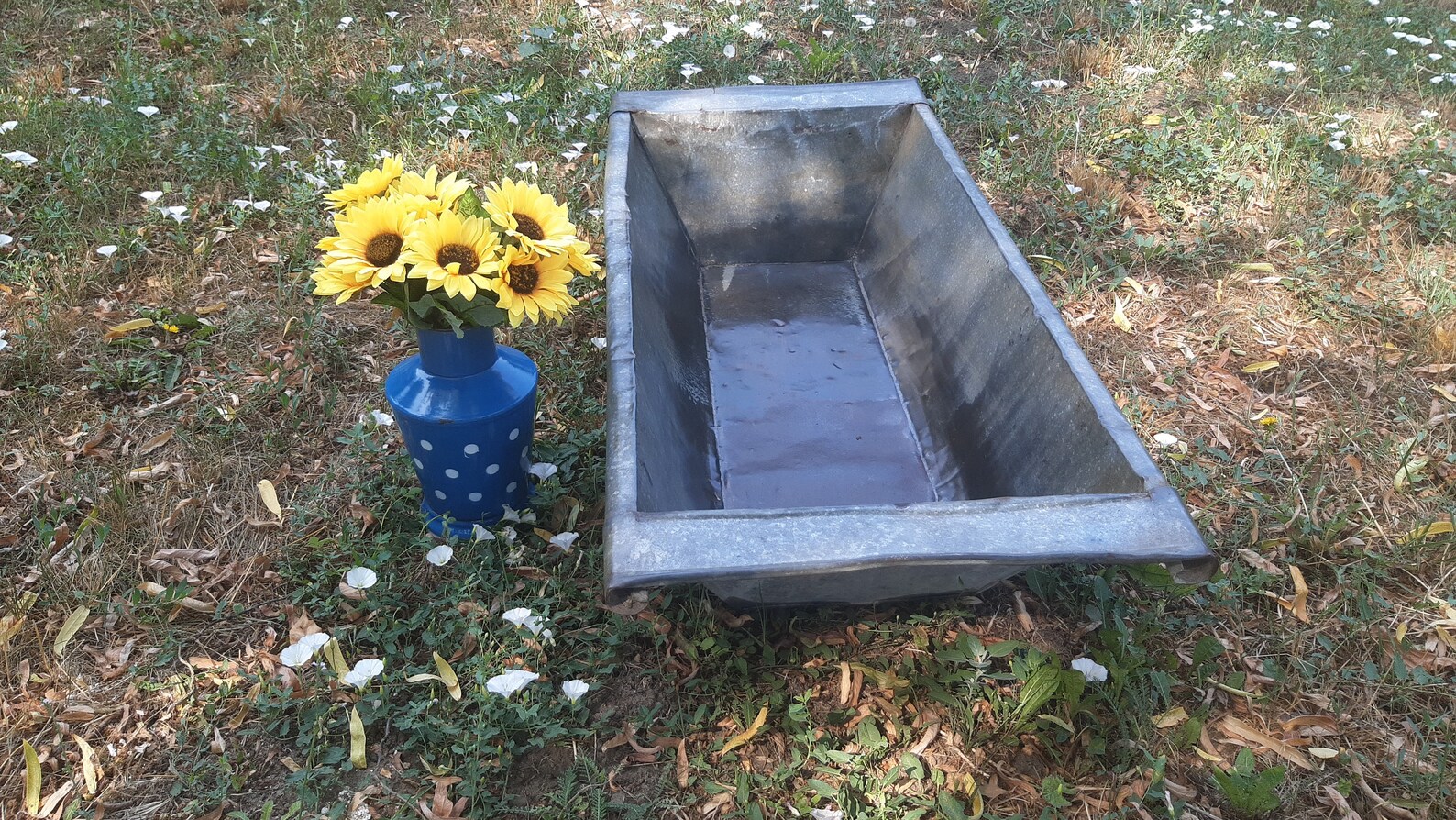 Vtg galvanizado húngaro casa de lavandería lavabo de zinc | Etsy