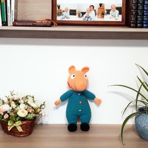 Amigurumi Handmade Crochet Large Peppa Pig Animal Cartoon Characters Toy, Birthday Gift Amigurumi, peppa pig birthday,