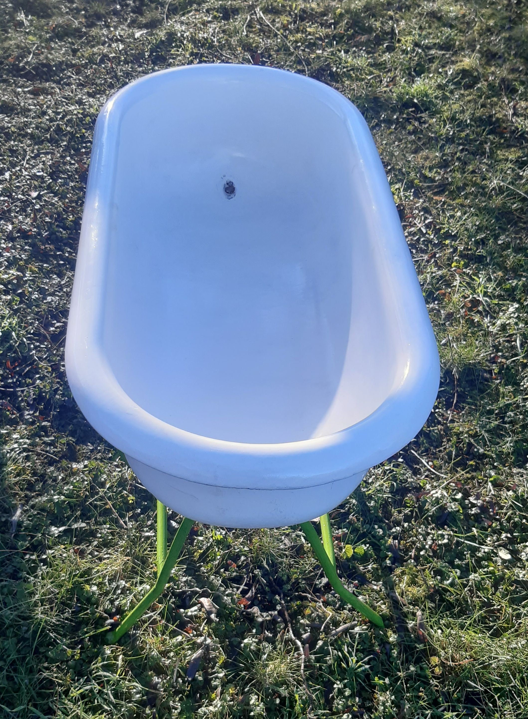 Vintage Bauernhaus Waschbecken Emaille Baby-Badewanne-Ständer | Etsy