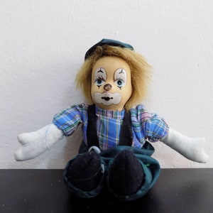 Vintage porcelain clown doll, Vintage collectible clown doll, Porcelain clown doll&#39;s,  Porcelain clown figurine, porcelain clown harlequin