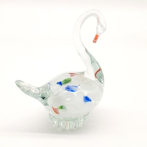 Italian glass swan - Etsy 日本