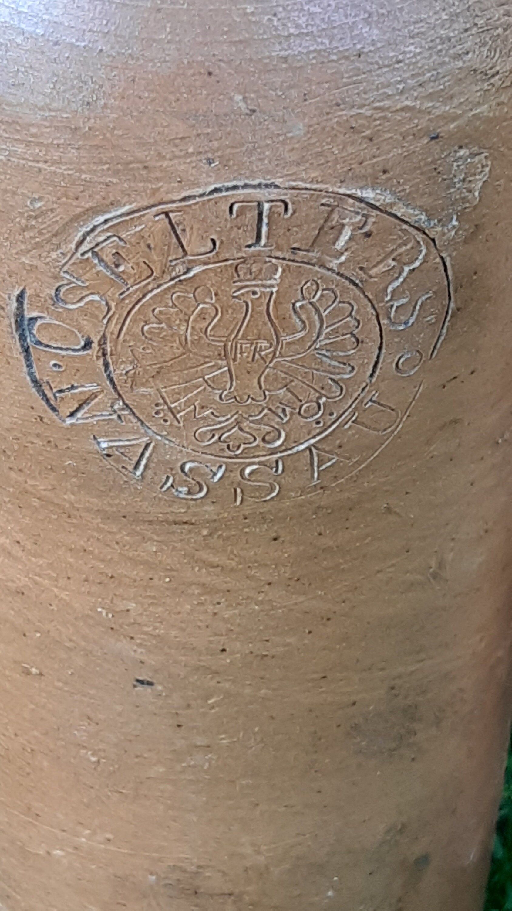 ５５％以上節約 1800's ANTIQUE German Bottle Water Mineral Stoneware Clay コレクション