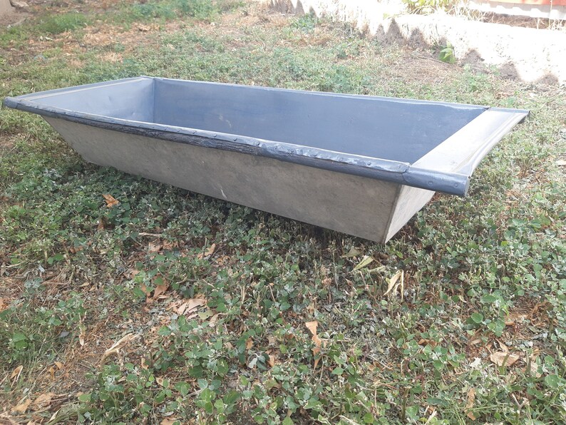 4488 lange Vintage Galvanisiert Waschwanne Bauernhaus - Etsy