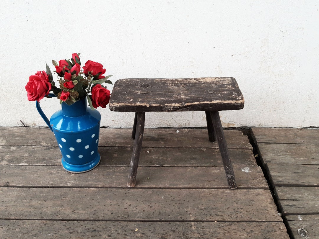 Hungarian Rustic Antique Primitive Handmade Farmhouse Wooden Milking ...