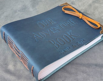 our adventure book leather cover adventure