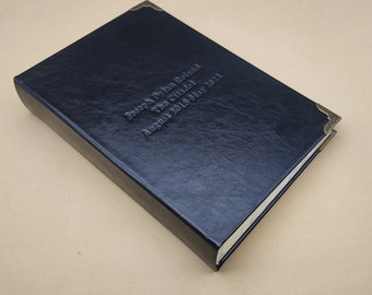 Slip In Photo Album, Hardcover Familiealbum, Trouwalbum, Gepersonaliseerd Kunstleer Album met hoezen, voor 4x6/5x7 foto's