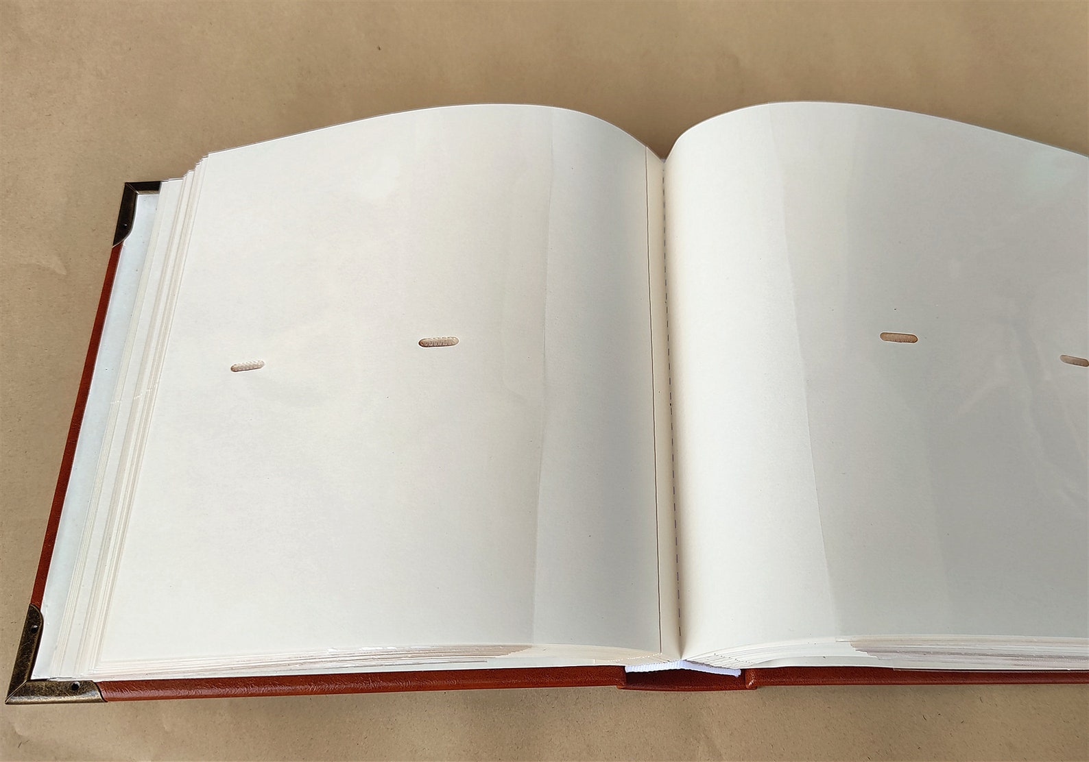 Leatherette Photo Album With Sleeves Personalized Slip in Etsy