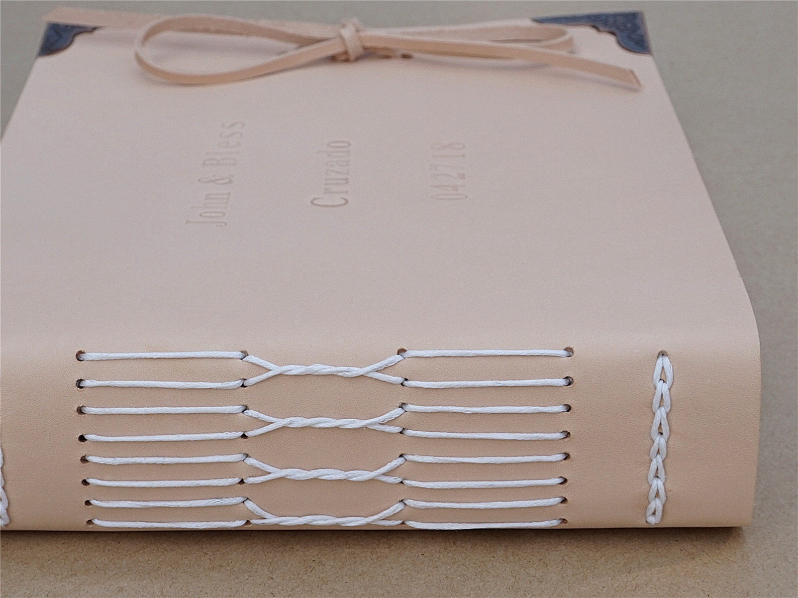 Custom Wedding Guest Book Leather Wedding Guest Book Etsy