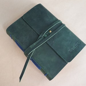 Embossing Leather Journal, Personalized Recipe Book, Leather Bound Recipe Journal, Cook Book, Bridal Shower Gift,mom gift, personalized gift