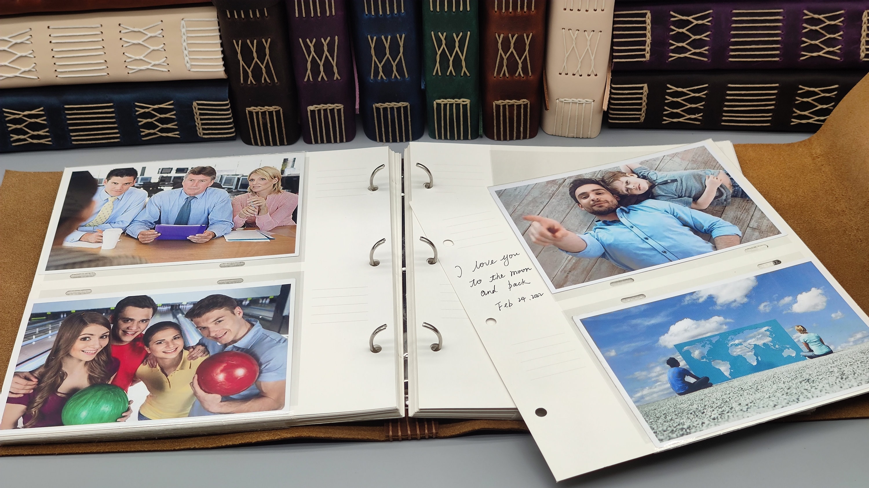 60 Pages Photo Album DIY Kraft Paper Photocard Holder Book Picture  Photocard Binder Memory Scrapbook Albums Álbumes De Fotos