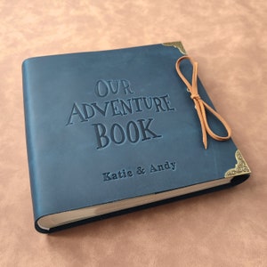 Álbum de fotos de cuero personalizado, álbum de bodas con fundas, libro de aventuras personalizado