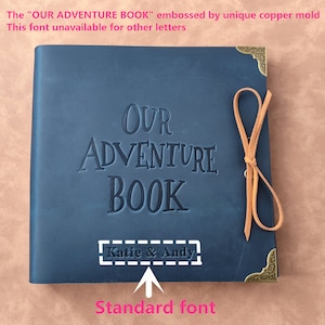 Our Adventure Book Photo Album Scrapbook, Anniversary Gift for Couple, Fantastic Gifts for Her and Him, Personalized Gifts zdjęcie 6