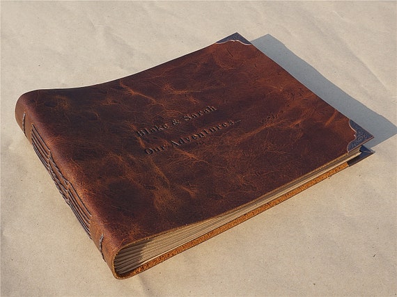 Leather scrapbook deals