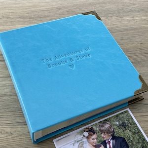 Custom Photo Album with Sleeves, Silp in album For 4x6 Photos, Personalized Gifts for him and her, capacity 100/200/300 photos