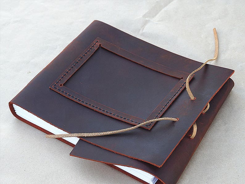 Handmade Leather Photo Album Custom Wedding Photo Album Unique Etsy