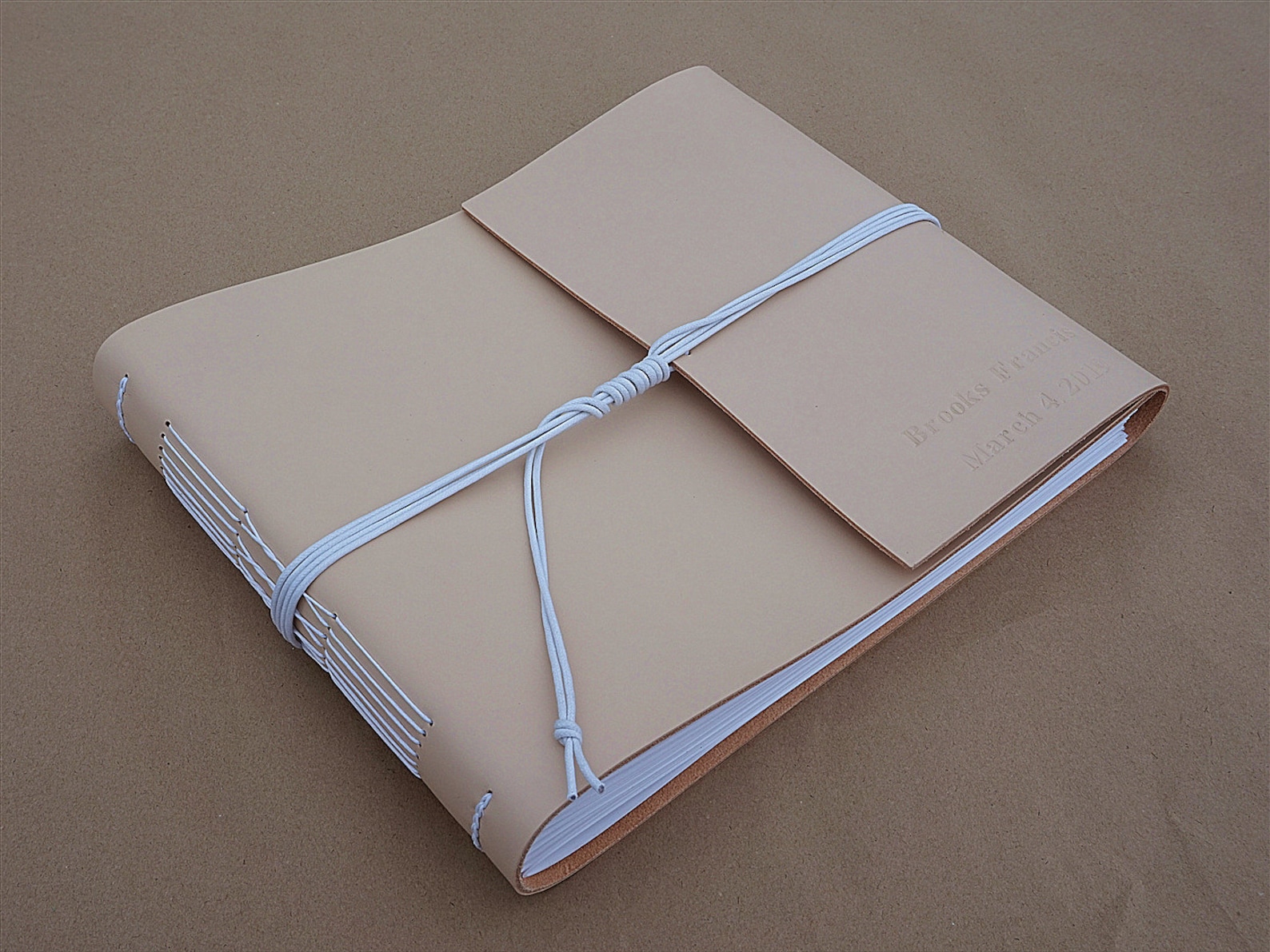 Personalized Scrapbook Album Custom Leather Scrapbook Etsy