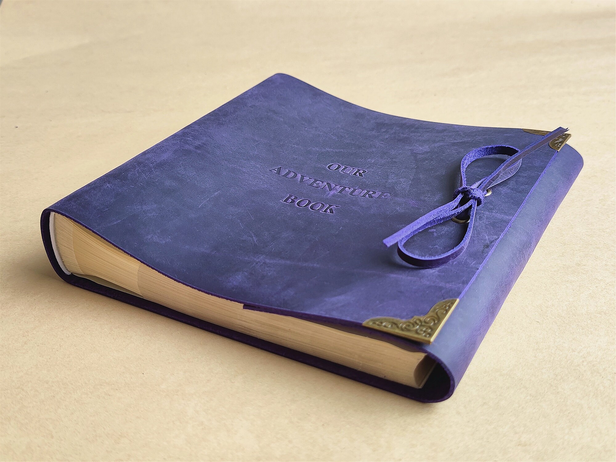 Personalised Leather Photo Album Custom Photo Book with Etsy