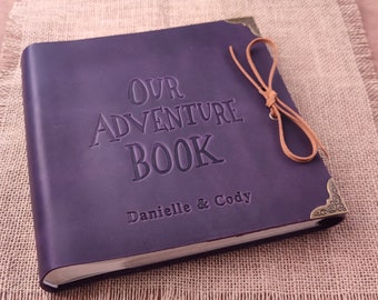 Custom Names Couple Adventure Book –