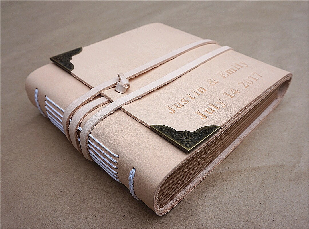 Personalized Leather Journal Custom Leather Journal Blank Paper Leather