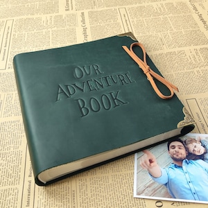 Slip in Photo Album, Personalized Album with Sleeves, Our Adventure Book