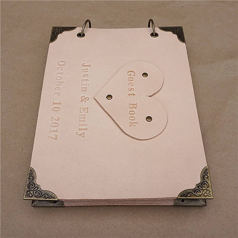 Wedding GuestBook Wedding Guest Book Wedding Journal Custom Guest Book