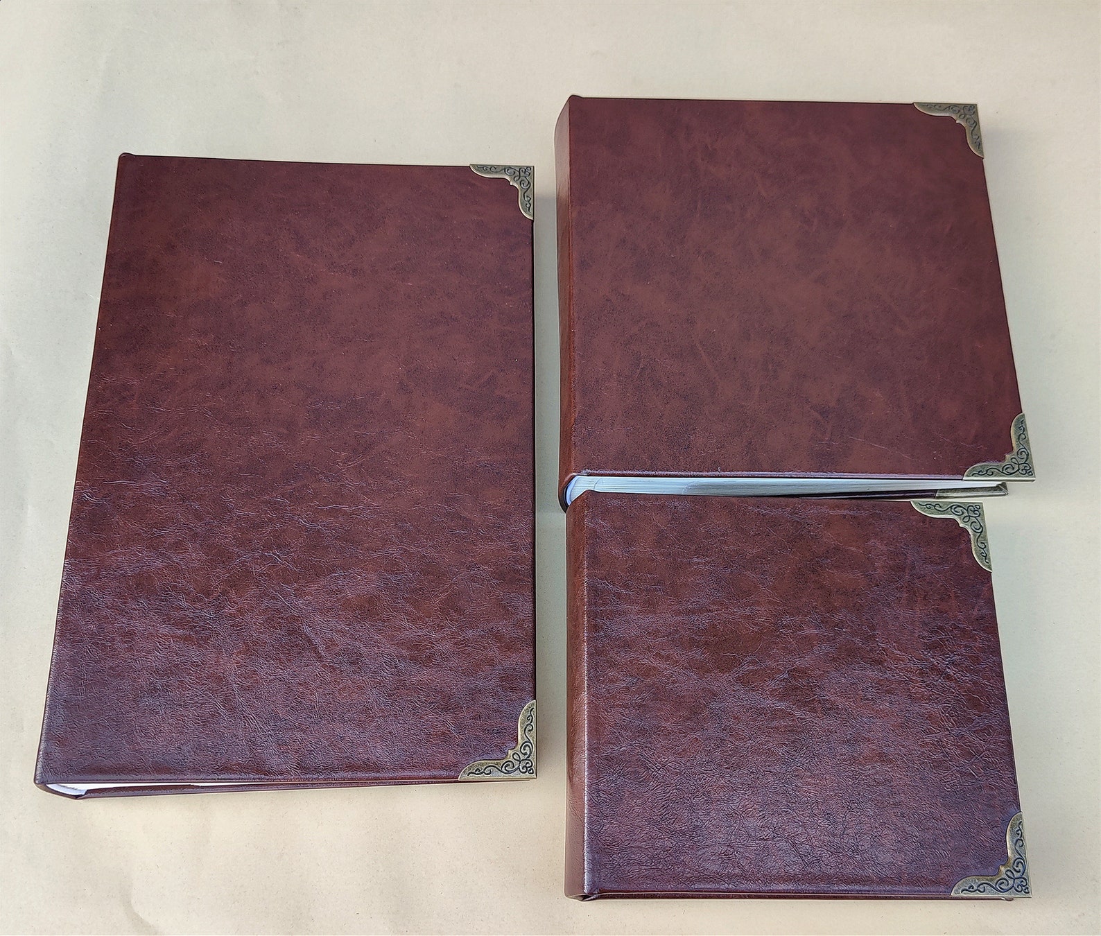 Leatherette Photo Album With Sleeves Personalized Slip in Etsy