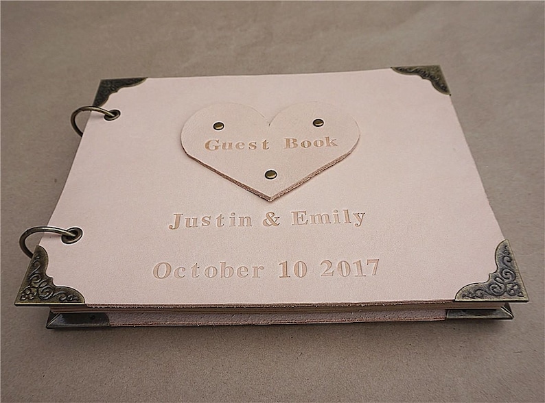 Wedding GuestBook Wedding Guest Book Wedding Journal Custom Guest Book
