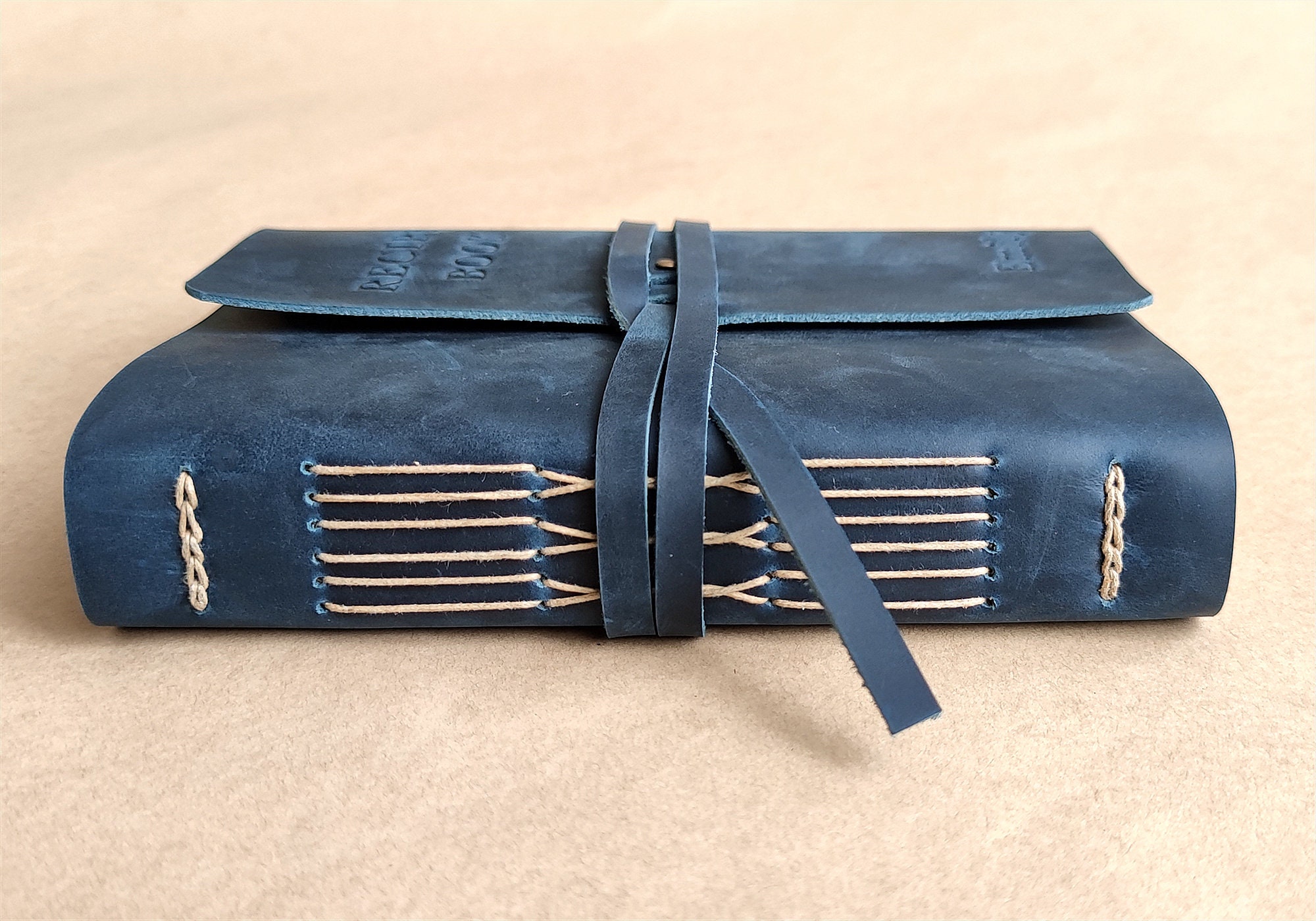 Personalized Leather Recipe Journal Custom Recipe Book Leather