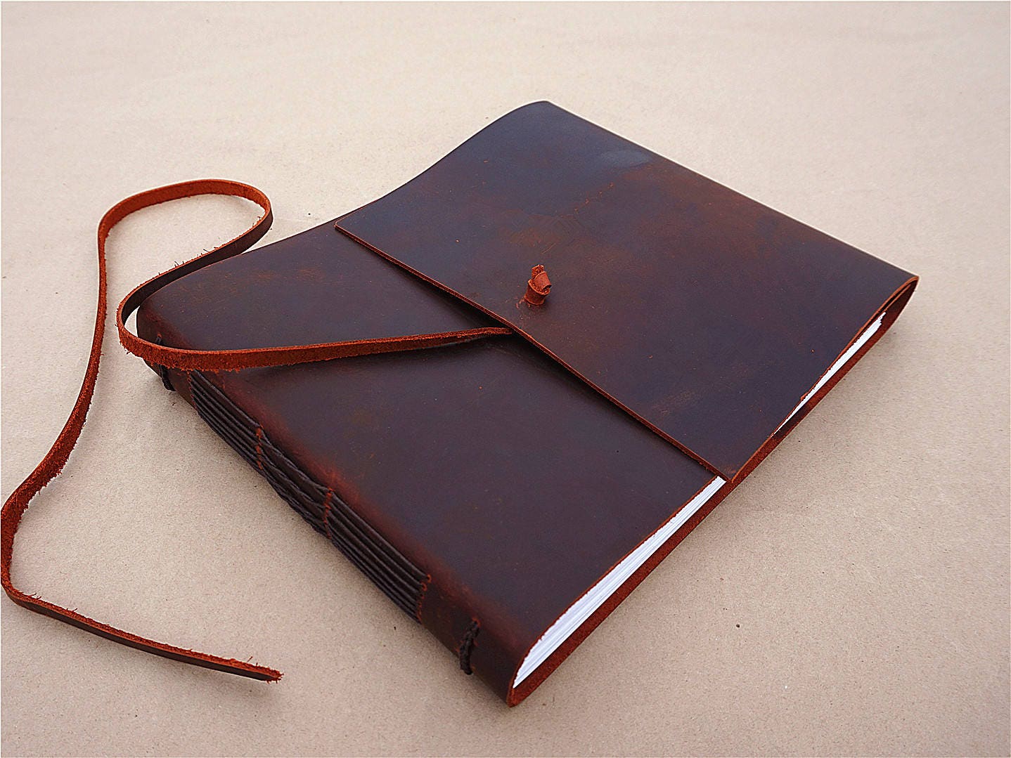 Custom leather guest book personalized wedding guest book Etsy
