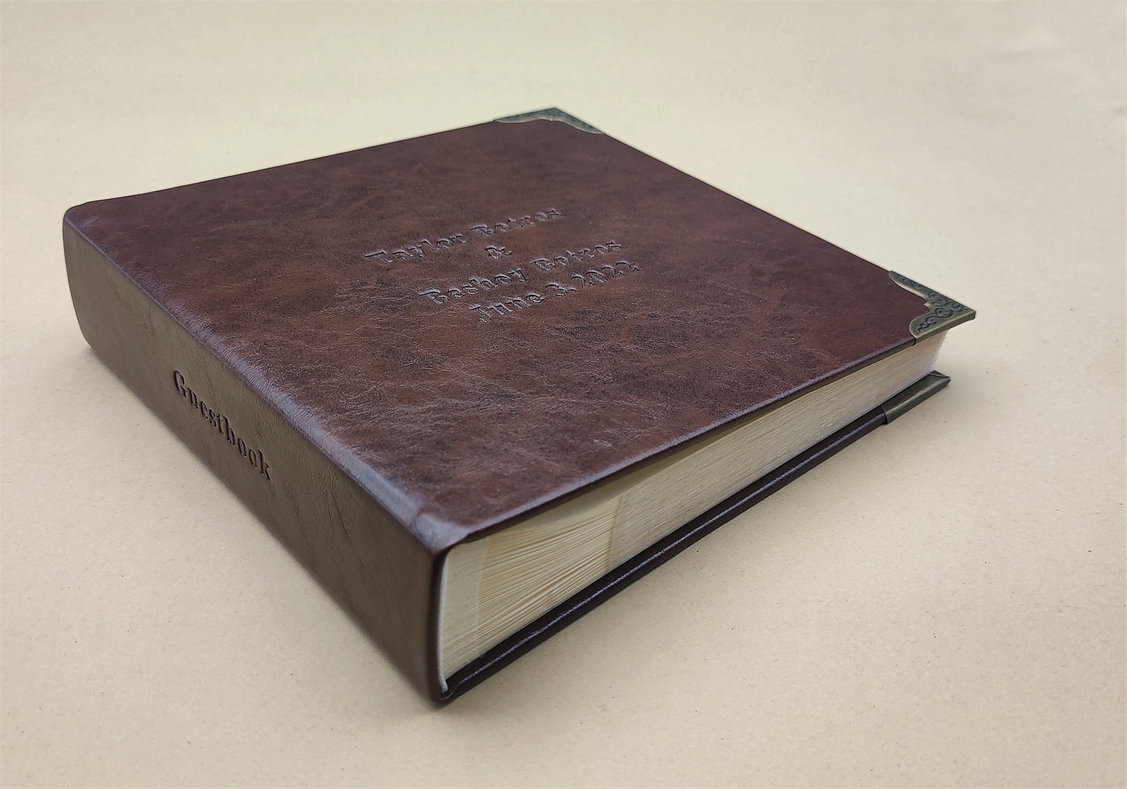 Leatherette Photo Album With Sleeves Hardcover Slip in Photo Etsy