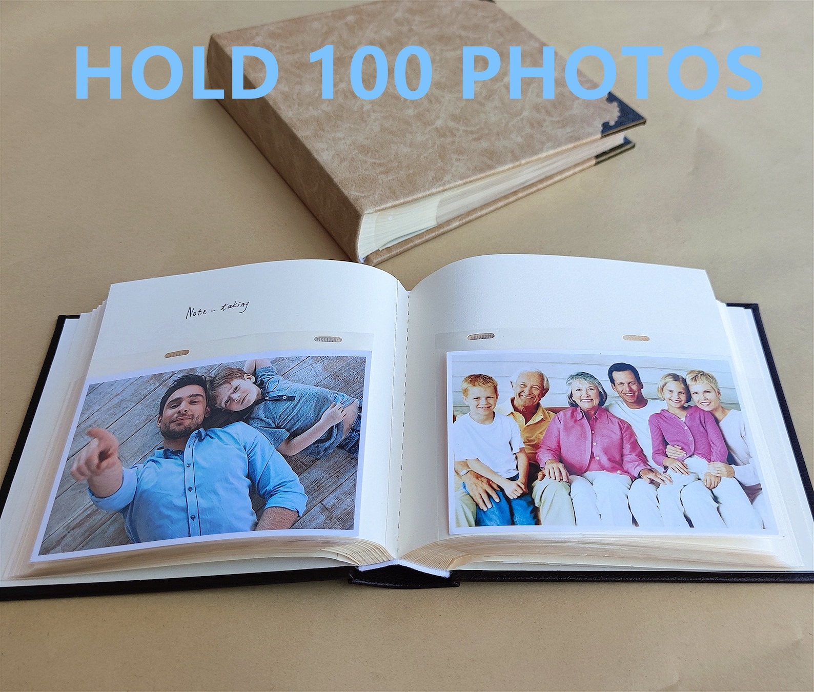 Leatherette Photo Album With Sleeves Hardcover Slip in Photo Etsy