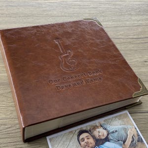 Konzertfotoalbum, personalisiertes Konzerterinnerungsbuch-Geschenk für Freund, Konzertsammelalbum-Album, Hochzeitsalbum für 100/200/300 4x6 Fotos