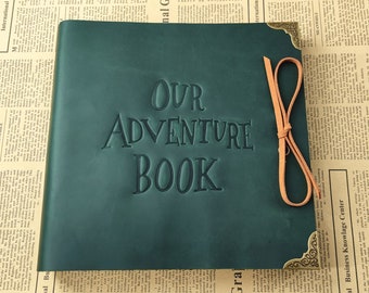 Adventure Book Scrapbook Valentines Scrapbook Gift for Him and Her