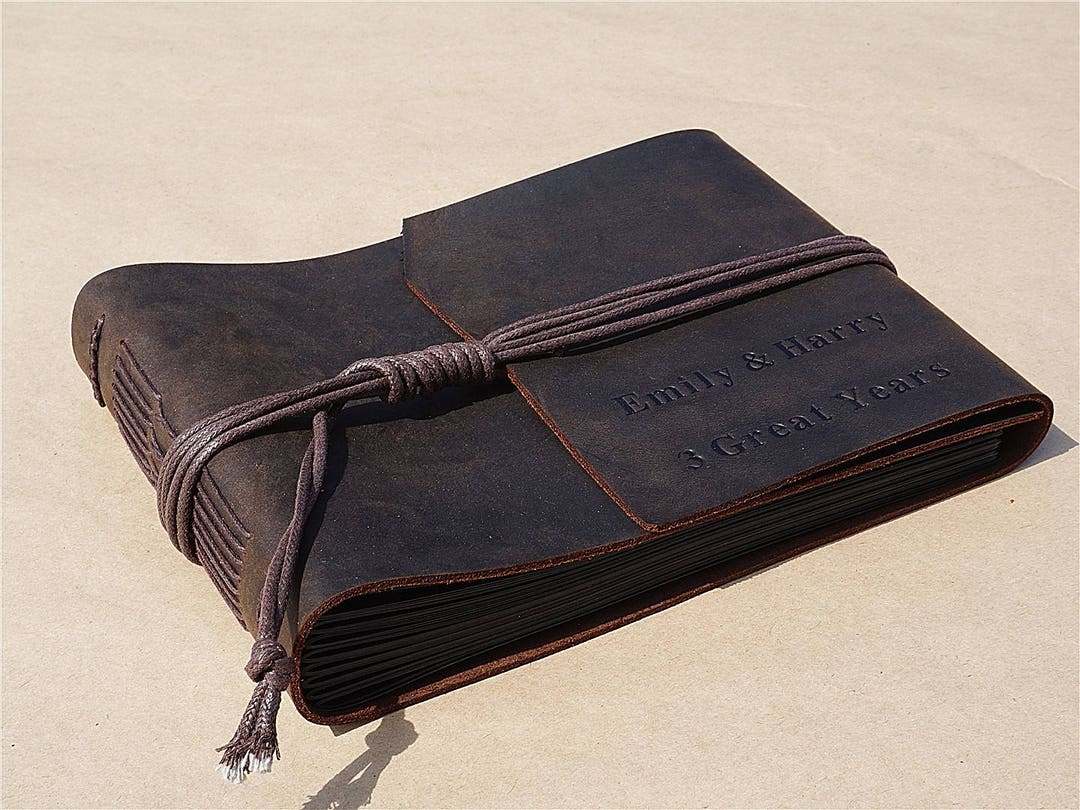 Photo Album, Leather Scrapbook Album, Wedding Photo Album, Wedding