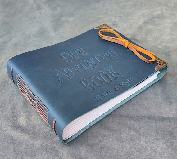 Our Adventure Book Photo Album Scrapbook, Anniversary Gift for