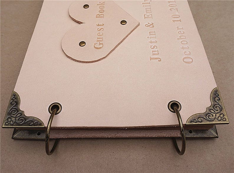 Wedding GuestBook Wedding Guest Book Wedding Journal Custom Guest Book
