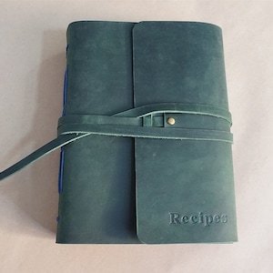 Custom Leather Journal, Custom bullet journal, Handbound Leather Journal Notebook
