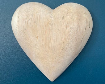 Wooden Heart (DIY ver.) | Hanging Heart | Wall deco heart | gift for him her wife friends mom dad kids | love| Heart shape | Heart ornament