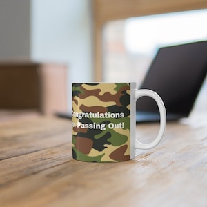 Army Congratulations on Passing Out Ceramic Mug, 11oz