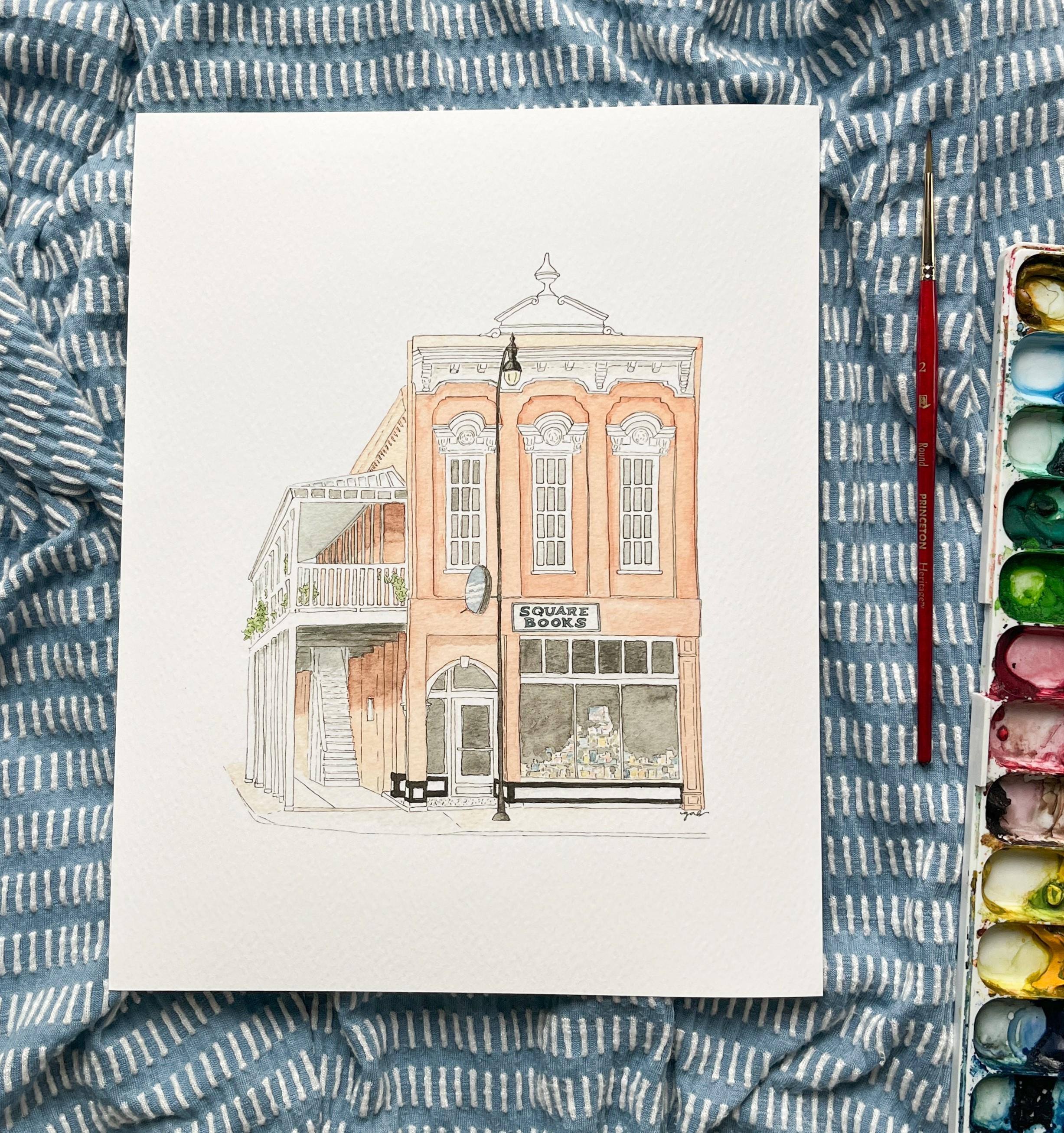 Square Books Oxford MS 8x10 Print