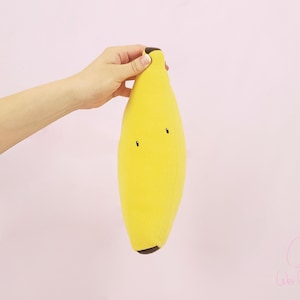 banana plush plushie, cute banana plush, food plush
