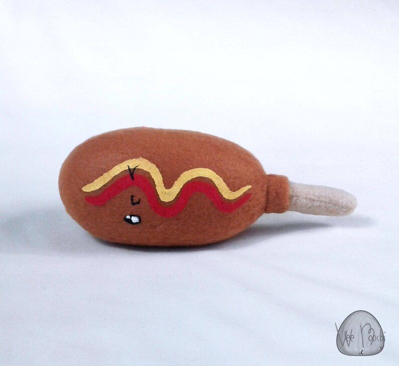 Corn Dog Plush Corn Dog Hot Dog Plush Toy Plush Dog Fair Etsy
