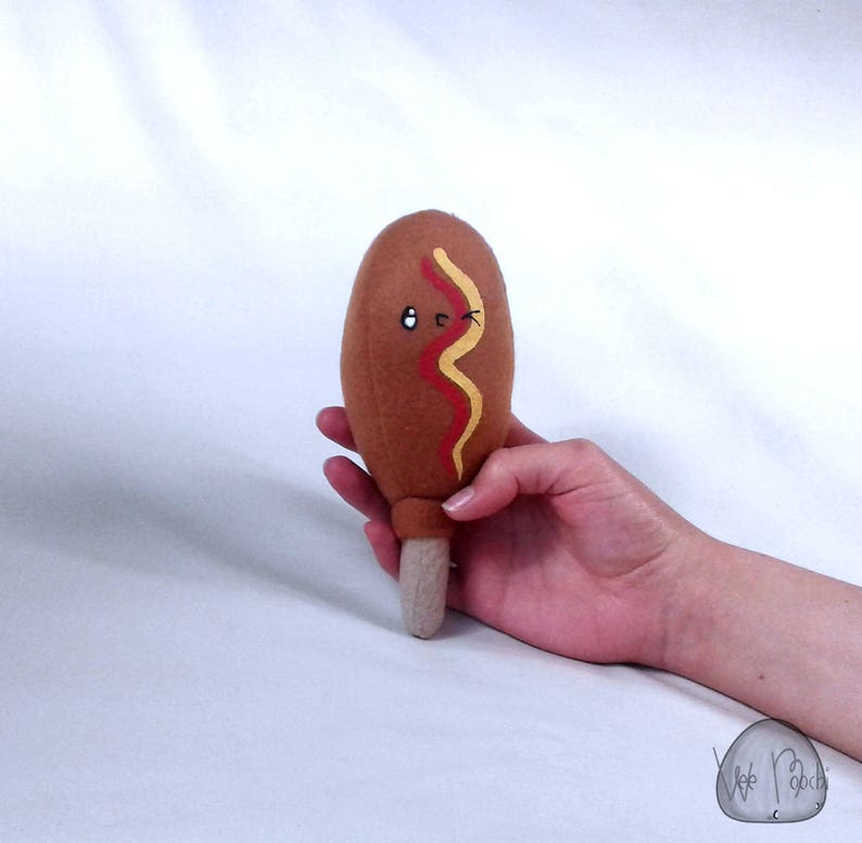 Corn Dog Plush Corn Dog Hot Dog Plush Toy Plush Dog Fair Etsy